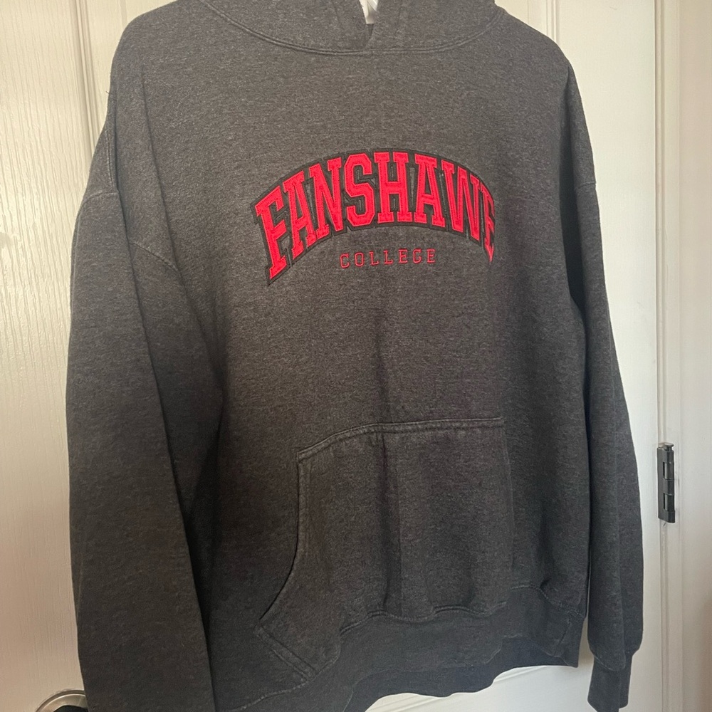Fanshawe Heather Grey Hoodie Large